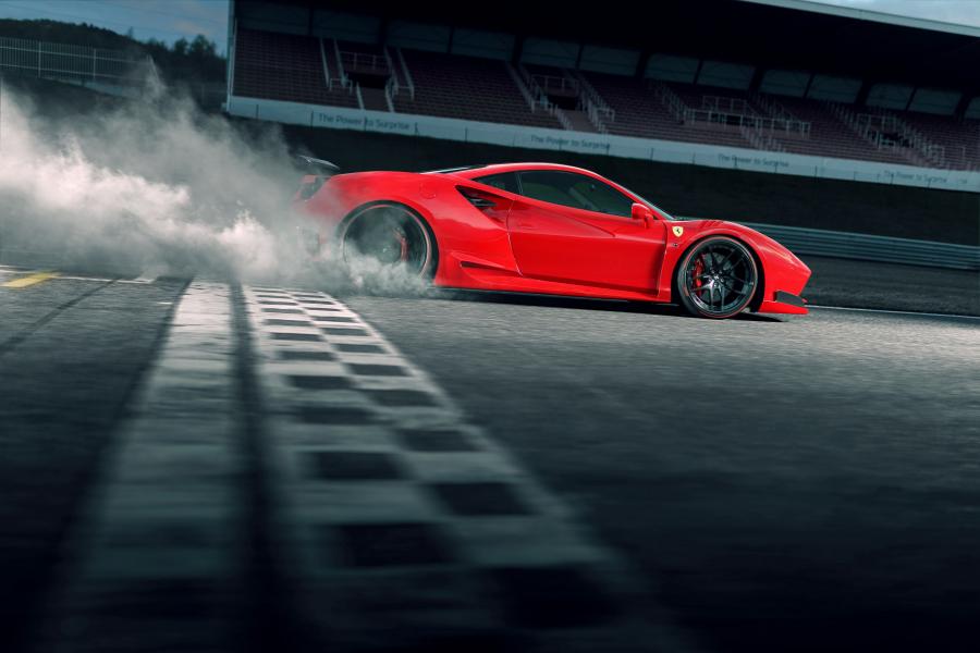  Ferrari 488 GTB N-Largo by Novitec Rosso 2017 года  (фото 11 из 23)